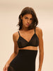 Weicher Triangel-BH mit Softcup - Schwarz
