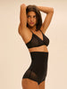 Weicher Triangel-BH mit Softcup - Schwarz
