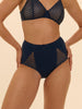Figurformender High-Waist-Slip - Mitternacht
