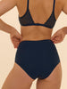 Figurformender High-Waist-Slip - Mitternacht