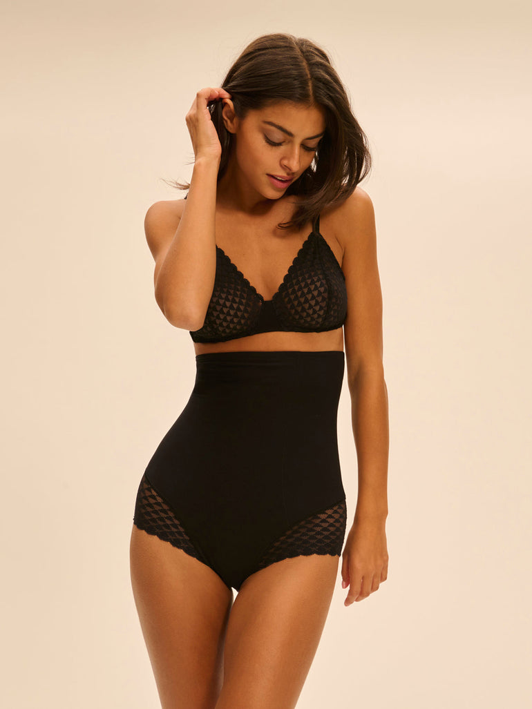 High-Waist-Shaper - Schwarz