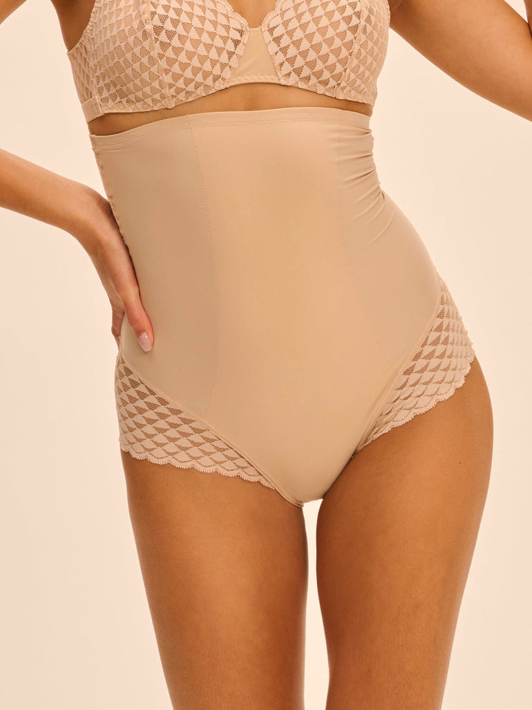 High-Waist-Shaper - Rosige Haut