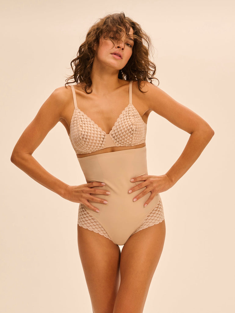 High-Waist-Shaper - Rosige Haut