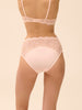 High-Waist-Slip. - Blütenpuder
