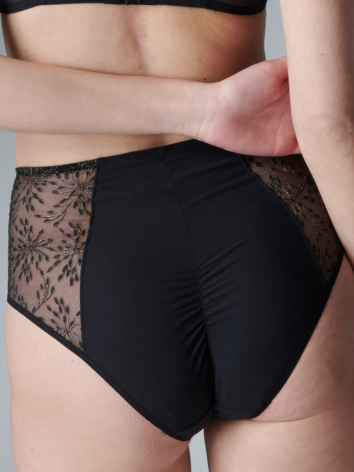 High-Waist-Slip. - Schwarz