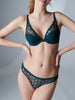 Push-up-Triangel-BH - Englisch-Grün