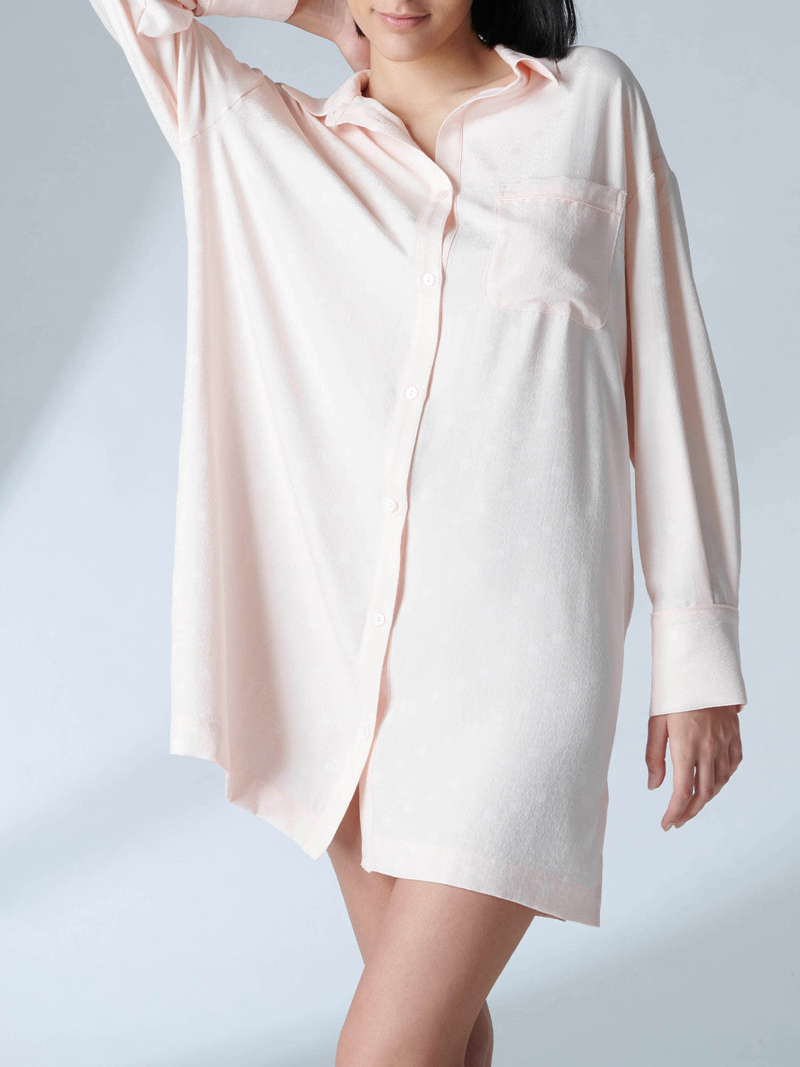 Langarm-Negligé - Pop-Rosa