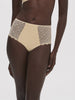 High-Waist-Slip. - Vanille