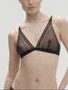 Weicher Triangel-BH mit Softcup - Schwarz
