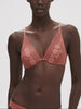 Triangel-BH mit Bügeln - Texas Rosa