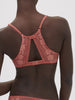 Triangel-BH mit Bügeln - Texas Rosa