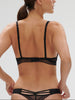 Weicher Triangel-BH mit Softcup - Schwarz