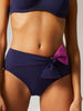 High-Waist-Bikinihose - Mitternacht