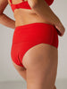 High-Waist-Bikinihose - Cherry