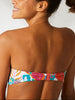 Bandeau-Bikinioberteil mit Schalen, ohne Bügel - Summer-Weiß