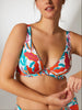 Triangel-Bikinioberteil mit Bügel - Summer-Weiß