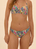 Bikinihose - Tropico-Print Weiß