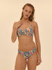 Bikinihose - Tropico-Print Weiß