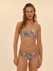 Bikinihose - Tropico-Print Weiß