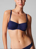 Bandeau-Bikini-Top mit Bügeln. - Mitternacht