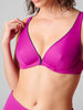 Triangel-Bikini mit bügelosem halt- Bougainvillea