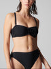 Bandeau-Bikini-Top mit Bügeln. - Schwarz