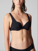 Push-up-Bikini-Oberteil - Schwarz