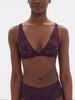 Weicher Triangel-BH mit Softcup - Euphorien-Lila
