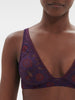 Weicher Triangel-BH mit Softcup - Euphorien-Lila