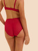 High-Waist-Slip - Opernrot