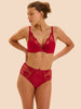 High-Waist-Slip - Opernrot