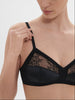 Weicher Triangel-BH mit Softcup - Schwarz