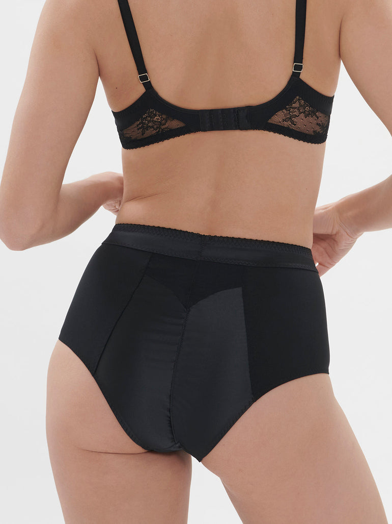 High-Waist-Slip. - Schwarz