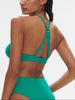 Triangel-Bikini mit bügelosem halt- Wasserfallgrün