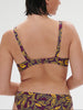 Bikini-Oberteil mit Bügeln. - Agadir-Lila-Print
