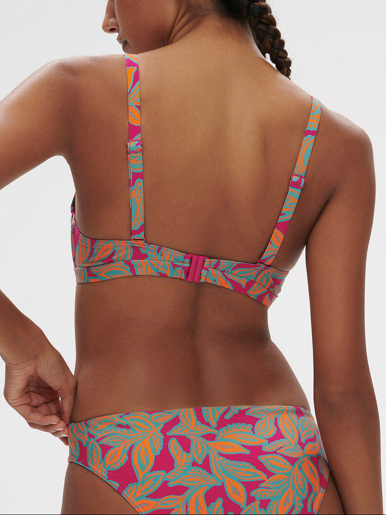 Triangel-Bikini mit Bügel - Menara-Rosa-Print