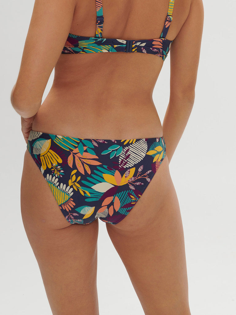 Bikini-Slip. - Küstenblau-Print