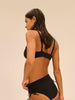 Bandeau-Bikini-Top mit Bügeln. - Schwarz