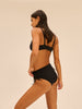 Bandeau-Bikini-Top mit Bügeln. - Schwarz