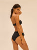 Bandeau-Bikini-Top mit Bügeln. - Schwarz