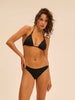 Bügelloser Triangel-Bikini - Schwarz