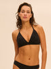 Bügelloser Triangel-Bikini - Schwarz