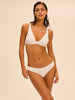 Bikini-Slip. - Weiß