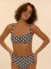 Bandeau-Bikini-Top mit Bügeln. - Segel-Print
