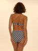 Bandeau-Bikini-Top mit Bügeln. - Segel-Print
