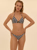 Bügelloser Triangel-Bikini - Segel-Print