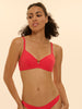 Triangel-Bikini mit Bügel - Flamingo