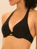 Push-up-Bikini-Oberteil - Schwarz