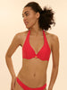 Push-up-Bikini-Oberteil - Flamingo