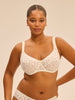 Tief ausgeschnittener Full-Cup-BH - Natur